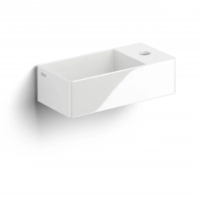 Clou New Flush 3 incl. plug met kraangat wit keramiek rechts