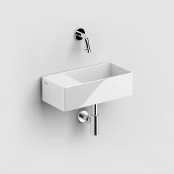 Clou New Flush 3 incl. plug wit keramiek voorbewerkt kraangat links