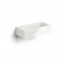 Clou Flush 3 fontein 36cm met voorbewerkt kraangat links mineral marmer