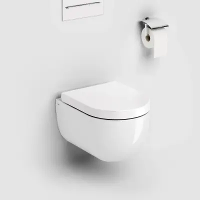 Clou Hammock randloze wandtoilet versie 49cm met zitting wit