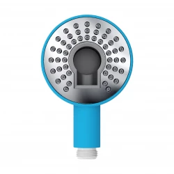Clou Kaldur handdouche blauw soft-touch met 1/2" aansluiting