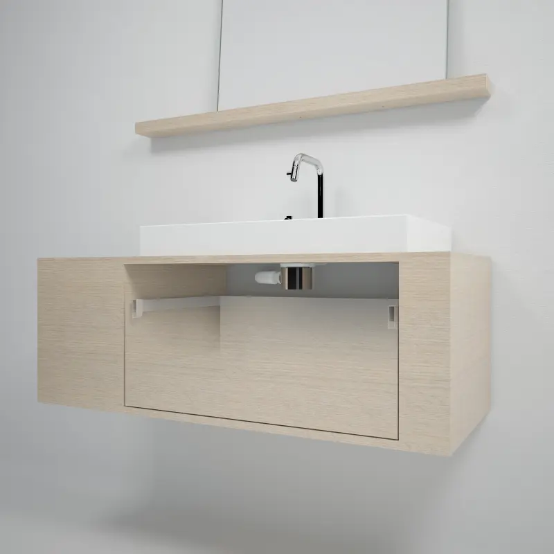 Clou Wash MeMeubelsifon verchroomd ABS