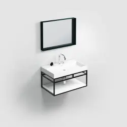 Clou Frame Wash Me inleg planchet 70 cm mat wit aluite