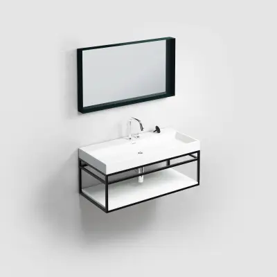 Clou Frame Wash Me inleg planchet 90 cm mat wit aluite