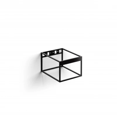 Clou Frame rvs kokerprofielkast 40 cm mat zwart poedercoat