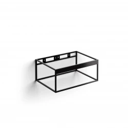 Clou Frame rvs kokerprofielkast 70 cm mat zwart poedercoat