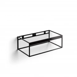 Clou Frame rvs kokerprofielkast 90 cm mat zwart poedercoat