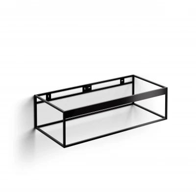 Clou Frame rvs kokerprofielkast 110 cm mat zwart poedercoat