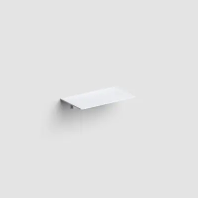 Clou Sjokker telefoon/douche planchet wandmodel mat wit