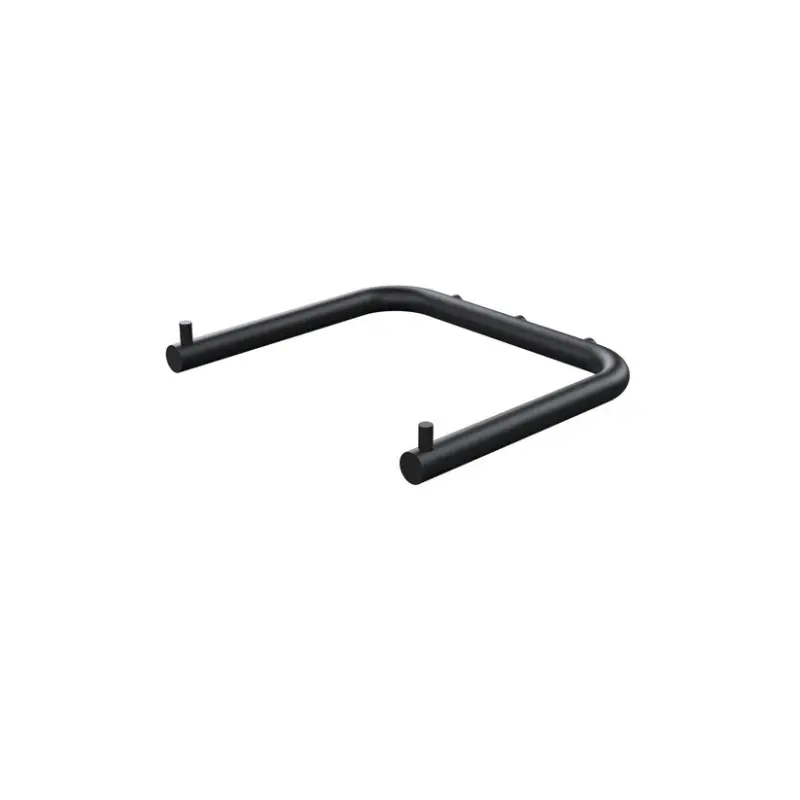 Waterevolution Flow Dubbele wc toiletrolhouder mat zwart A131PRV2