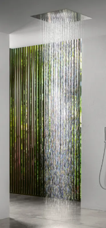 Rubio grote inbouw Regendouche plafonddouchekop 50x50cm mat zwart 1208953324