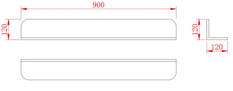 Solid-S Planchet plank mat wit douchekorf 90x12cm solid surface incl. blinde bevestiging 1208953448