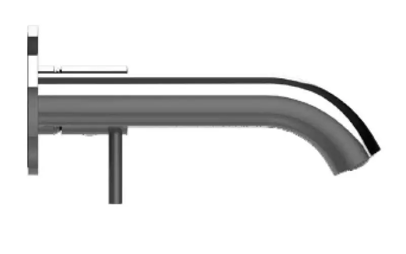 SB Round inbouw wastafelmengkraan chroom 102mm