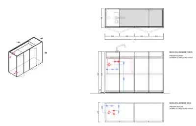 Makro MODULO30 staand badkamermeubel noten fineer met solid surface wastafel mat wit B120xH85xD40cm