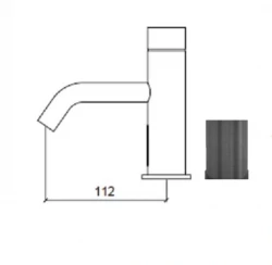 Waterevolution Flow elektronische wastafelkraan infrarood op 230volt light gold 1208953947 (kloon)