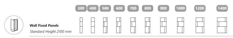 Flavio Suzhou inloopdouche 80x210 cm mat glas - Mat Zwart Kader