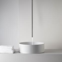 Waterevolution Flow plafond wastafelkraan uitloop volledig RVS T1678IE