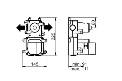 SB Round Doucheset geborsteld messing PVD inbouw compleet