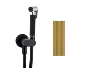 Waterevolution Flow Bidet handdoucheset Messing Natuur T1626LE