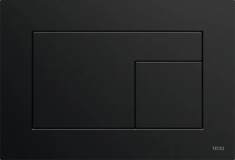 TECE Velvet Fenix WC-bedieningsplaat mat Zwart 1208954456