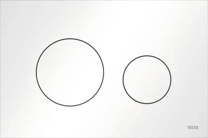 TECE Loop kunststof WC-bedieningsplaat glans wit 1208954464