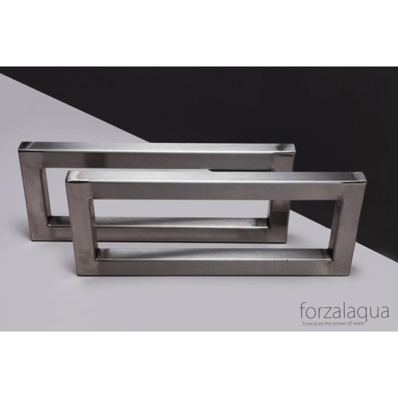 OUTLET Forzalaqua ophangbeugels 2 stuks zwart gepoedercoat 44x12 OUTLET 8060121