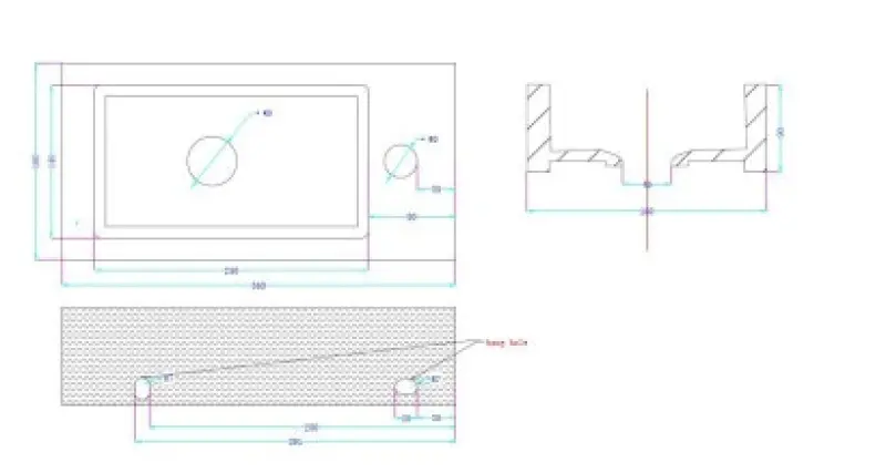 OUTLET Best Design mini block fontein rechts 36x18x9