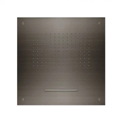 SB Square 316 Regendouche inbouw met waterval 50x50cm plafond douchekop PVD gun metal 1208955320