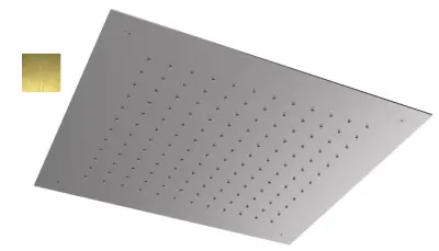 SB Square 316 Regendouche inbouw 50x50cm PVD goud 1208955322