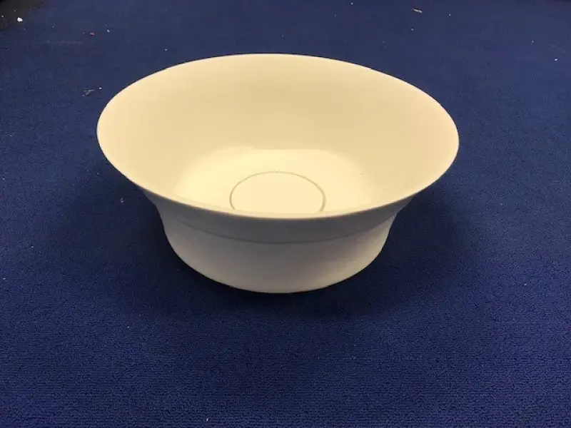 Solid-S Top opbouwwastafel rond mat wit D40 x 15cm OUTLET