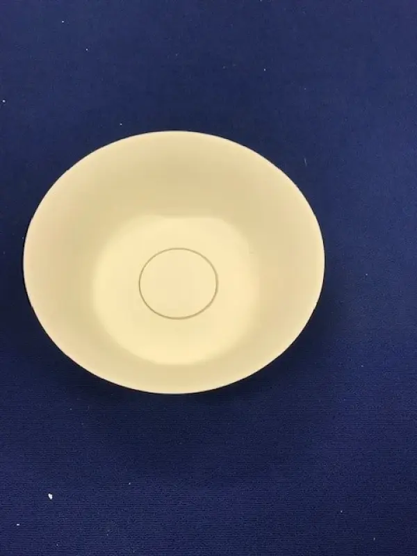 Solid-S Top opbouwwastafel rond mat wit D40 x 15cm OUTLET