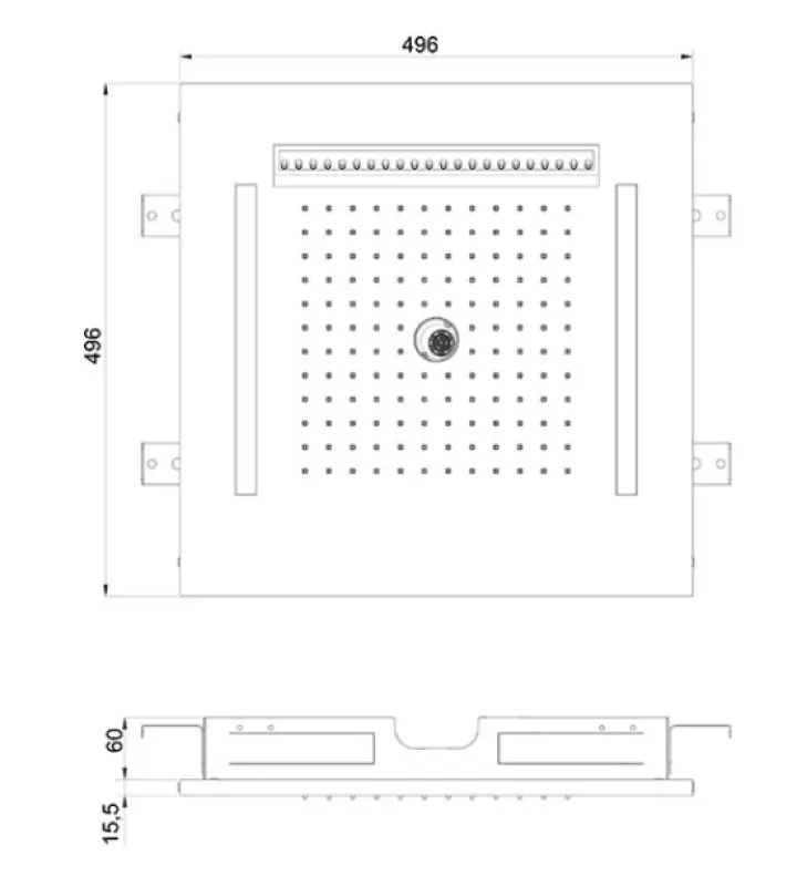 SB Wire-Twist Regendouche inbouw met chromotherapy verlichting mat zwart 1208955378