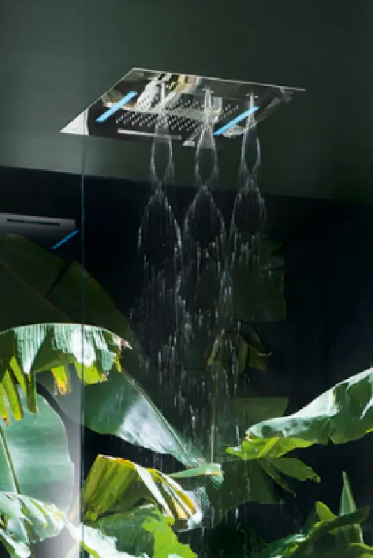 SB Spin Temptation Chromotherapy Regendouche inbouw  PVD koper 1208955418