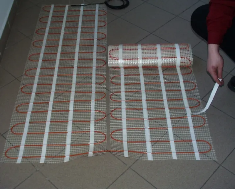 TopLine Heating Elektrische badkamer vloerverwarming 0,5 m2 - 80W incl. digitale thermostaat