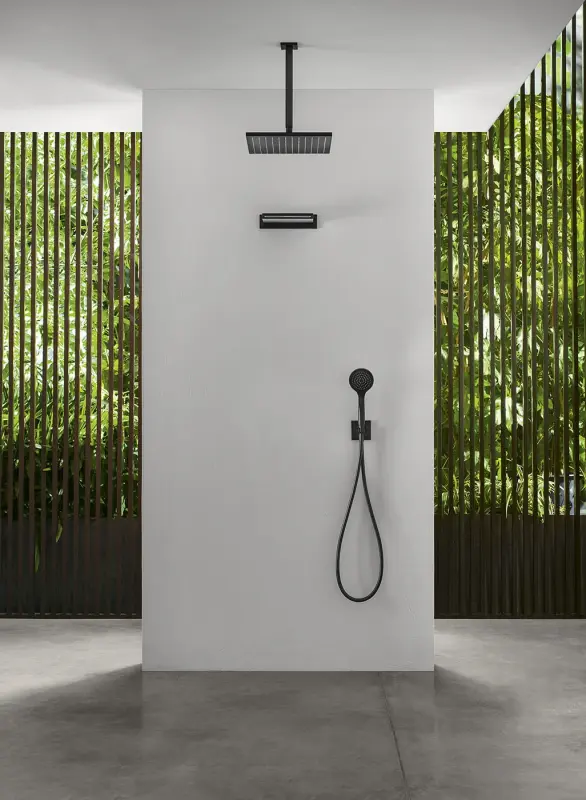 SB Rubinetterie Regendouche Eco Air waterbesparende vierkant regendouche Chroom 30x30cm 1208955532