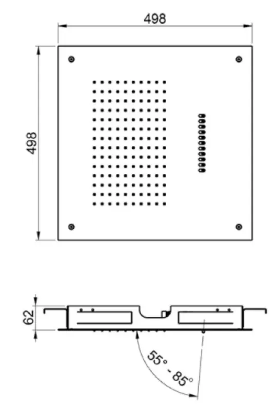 SB Wave Temptation Regendouche inbouw 2-straals Mat Wit 1208955684
