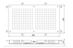SB Temptation Regendouche inbouw rechthoek 900x500mm Mat Wit 1208955712