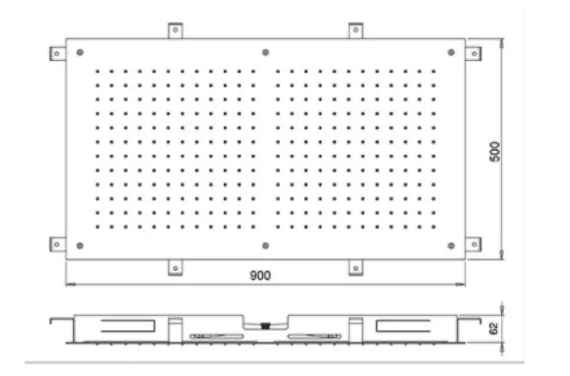 SB Temptation Regendouche inbouw rechthoek 900x500mm Mat Wit 1208955712