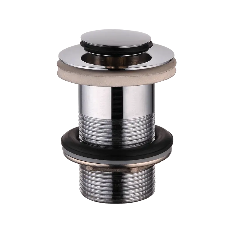 Aquadesign Push to Open afvoerplug 1.1/4 chroom wastafelplug