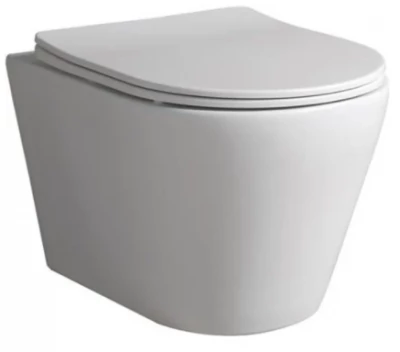 Flavio Chieva rimless verkorte wandtoilet glans wit incl. softclose zitting en quickrelease 1208956210