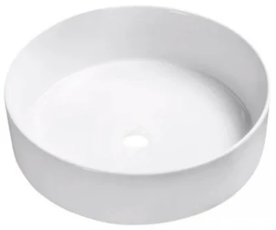 Aquadesign Wash you ronde opbouw waskom keramiek wit 36 cm breed 1208956626