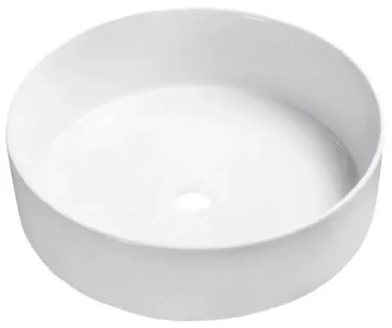 Aquadesign Wash you ronde opbouw waskom keramiek wit 36 cm breed 1208956626