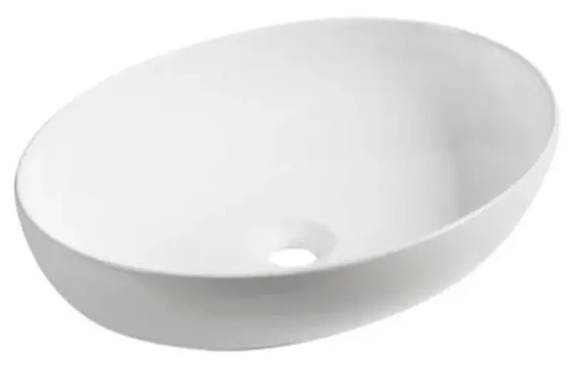 Aquadesign Wash you ovale opbouw waskom keramiek wit 51x39 cm breed 1208956637