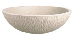 Aquadesign Wash you ronde granieten opbouw waskom kleur zand beige 41cm 1208956671