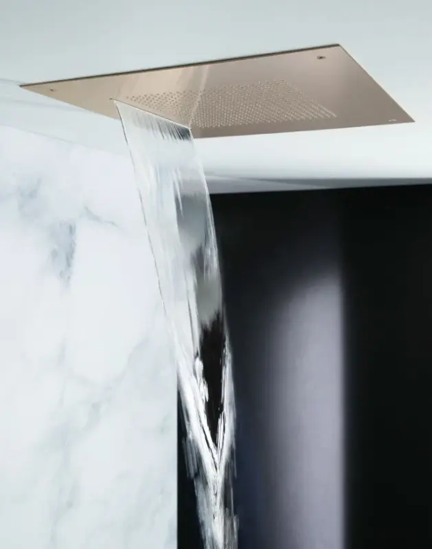 SB Square 316 Inbouw Regendouche Velvet Temptation en waterval geborsteld PVD koper 1208956751