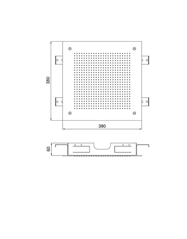SB Square 316 Inbouw Regendouche Velvet Temptation geborsteld PVD koper