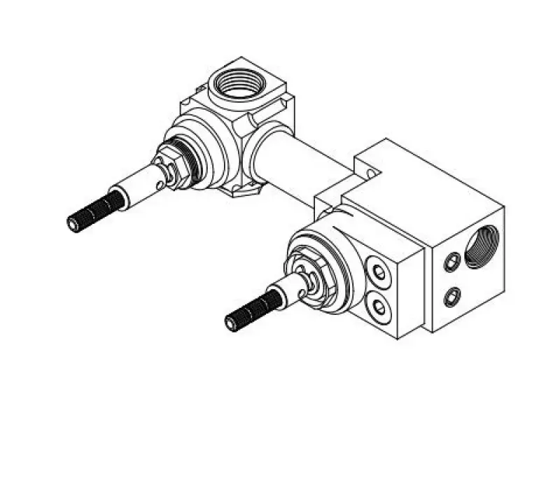 Waterevolution Flow mix and match inbouw mengkraan mat zwart met stopkraan 1208957063