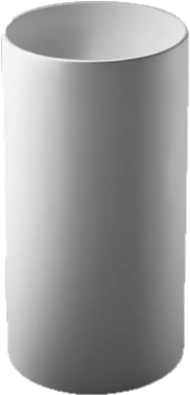 Solid-S Oval vrijstaande wastafel Solid Surface mat wit rond 43 x 91cm 1208957217