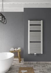 Instamat Milano designradiator elektrisch 122x60.5cm MAT ZWART MI120.60EK01