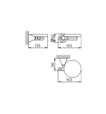 Huber Croisette Klassiek Zeephouder RVS-Keramiek 4022.01H.AC